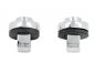 Preview: HH Sozius - Trittbretter Adapter / Halter - chrom - für Suzuki VS 600 / 750 / 1400 Intruder