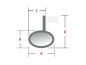 Preview: HS Lenkerenden - Spiegel - mit LED-Blinker / universal / CNC VICTORY-X / schwarz / 1 x Spiegel