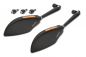 Preview: HS Spiegel - universal / Torezzo - mit LED-Blinker / schwarz / E-geprüft / 1 Paar
