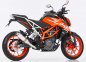 Preview: HURRIC Supersport / Endtopf Alu silber / KTM Duke 125 / ab 2017  / ABE