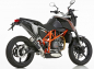 Preview: HURRIC Supersport / Endschalldämpfer  schwarz - Alu eloxiert / KTM Duke 690 / bis 2016  / ABE