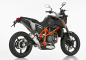 Preview: HURRIC Supersport / Endschalldämpfer Alu silber / KTM Duke 690 / bis 2016  / ABE