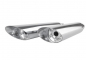 Preview: EAGLE IRON SlipOn / slash cut / ohne Kat / Edelstahl silber / Suzuki VL / M 800 / bis 2005 / EG-ABE