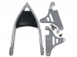 Preview: HH Sissy Bar "ARCH" / chrom / KAWASAKI VN 800 Vulcan + Classic / inkl. aller Halterungen