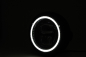 Preview: SALE: HS - 5 3/4 Zoll - LED-Scheinwerfer / black / PECOS - TYP 7 / mit Standlichtring / E-Zeichen