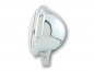 Preview: HS - 5 3/4 Zoll - LED-Scheinwerfer / chrom / PECOS - TYP 5 / mit Standlichtring / E-Zeichen
