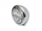 Preview: HS - 7 Zoll - LED-Scheinwerfer / chrom / HD - Style Typ 3 / Befestigung unten / E-Zeichen