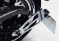 Preview: seitl. MB-Kennzeichenh. Kompl.-Set / chrom / 1" Zoll Achse / HD Softail ab 2008  / TÜV / DE