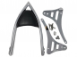 Preview: HH Sissy Bar "ARCH" / chrom / YAMAHA XVS 1100 Classic / inkl. aller Halterungen