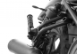 Preview: MB Sozius Fußrasten /  Honda CMX 1100 / 500 Rebel / Ness Style gefräst /schwarz - glanz