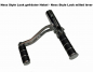 Preview: MB Fußrastenanlage / 12 cm / chrom / Ness Style Look / gefräste Hebel  / HD SOFTAIL - FX-MOD / TÜV