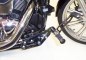 Preview: MB vorverl. Fußrasten / 17cm / Ness Style glatt / schwarz matt / KAWASAKI VN 900 / Custom + Classic / Tüv