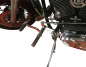 Preview: MB Fußrastenanlage / 12 cm / schwarz glanz / Ness Style Look / gefräste Hebel  / HD SOFTAIL - FX-MOD / TÜV