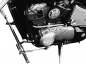 Preview: MB vorverl. Fußrasten / Ness Style Look gefräst / 12 cm / chrom / HONDA VT 1100 Shadow / SC 18 - SC 23 / Rahmenbreite 37 cm / Tüv