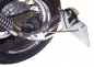 Preview: seitl. MB - Kennzeichenhalter Kompl.-Set - Chrom / Honda VT 750 Black Widow / RC44 - RC48 / TÜV