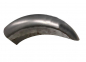 Preview: SALE: STEEL - HECKFENDER - Round / Stahlblech roh / 205 mm Breite / für Hinterräder 15" - 17"