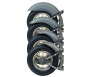 Preview: SALE: BK - Stiletto Stahlblech - Heckfender short / 240 mm b  / roh / universal