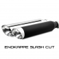 Preview: Black SALE: MILLER 2-1 - Street Line - L - Endschalldämpfer - KAT / schwarz / Yamaha XVS 950 A / EG-BE