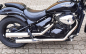 Preview: MILLER - Cruise - silber - 2-2 / Suzuki VL / M / C 800 Volusia / Komplettanlage - ohne KAT / EG-BE
