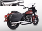 Preview: MILLER - Independence - silber - 2-2 - SlipOn / EURO4 / Harley Softail / 107 CUI - Euro 4 / ABE