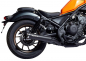 Preview: NEU: Black  - Sale: MILLER 2-1 - Custom III - Honda CMX 500 Rebel / SlipOn ESD / EURO 5 + / EG-BE