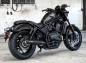 Preview: NEU: Sofort: Black Black - Sale: MILLER 2-1 - Custom III - Honda CMX 500 Rebel / SlipOn ESD / EURO 5 + / EG-BE