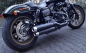 Preview: Black Black Sale: MILLER - DAKOTA - 2-2 / schwarz / Harley DynaLOW RIDER S / 110 cui / SlipOn / ABE