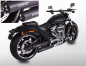 Preview: Black Black Sale: MILLER - Arizona - 2-2 - schwarz - SlipOn / Harley Softail Heritage Classic / EG-BE