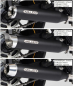 Preview: MILLER - DAKOTA - 2-2 / schwarz / Harley DYNA LOW RIDER S / 110 cui / SlipOn / EG-BE