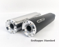 Preview: SALE: MILLER - BLOWER - 2-2 - black / Suzuki VS 1400 Intruder / Komplett-Auspuff / EG-BE