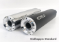 Preview: Miller - Omaha / Euro 5 SlipOn / schwarz - silber / Indian Chief - Super Chief / 116 cui / EG-ABE