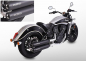 Preview: Black Sale MILLER  YUMA III - SlipOn / black + black / Indian Scout Rouge - 1133 ccm / Eu 5 / EG-BE