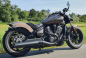 Preview: MILLER - YUKON - SlipOn / Edelstahl schwarz-matt - EURO 5+ / Indian Scout - 1250 ccm / EG-BE