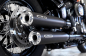 Preview: MILLER - Empire Komplettanlage - Edelstahl schwarz matt / Yamaha XV 1600 Wildstar / EG-BE