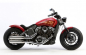 Preview: NEU: MILLER  YUMA III  / EURO 5  - SlipOn / Edelstahl silber / Indian Scout 1133 ccm / EG-BE