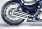 Preview: SALE: MILLER - DANDY - silber - 2-2 / Suzuki VS 1400 Intruder / Komplettanl. / EG-BE