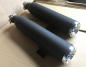 Preview: Sale: 2 Stck - MILLER - Universal Endschalldämpfer EVO1 /  schwarz / 85 / 390 / 50-45 / ABE