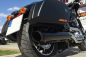 Preview: PENZL - V2-Speed Auspuffset elek. verstellb. / black - Endkappe silber / Harley Sportglide / ab 2018 / EG-BE