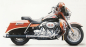 Preview: PENZL - Retro Line Auspuffset / 100mm / verstellb. / schwarz / HD Touring / 07-08 / EG-BE