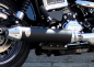 Preview: PENZL Retro Line Auspuffset - 2 in 1 / verstellbar / black / Harley Low Rider / 2014 - 16 / EG-BE