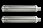 Preview: PENZL Retro Line Auspuffset / verstellbar / silber gebürstet / Kawasaki VN 1700 / EG-BE