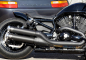 Preview: Black SALE: PENZL - Retro  Classic - Auspuffset / elektron. verstellb. / schwarz / Night Rod Special / 400 x 80mm / EG-BE