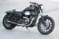 Preview: PENZL Retro Line Auspuffset / 2in1 / verstellbar / black / Harley XL 883 R / bis 2003 /ABE