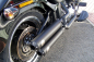 Preview: PENZL Retro Line - Auspuffset verstellb. / black-black / Harley Fat Boy & Nostalgia / Deuce / EG-BE