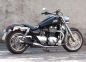 Preview: PENZL 2-2 - Retro SlipOn Auspuff / black + silber / Triumph Thunderbird Storm / KAT / EG-BE