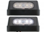 Preview: LED - Kennzeichenleuchte klein / schwarz - universal / E-Zeichen