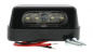 Preview: Mini - LED - Kennzeichenleuchte / ABS / schwarz / universal / E-Zeichen