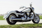 Preview: PENZL- Auspuff - verstellbar / YAMAHA XV 1900 Midnight Star / Retro chrom - kurz / 610 mm / ohne Koffer / EG-BE