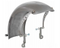 Preview: Rick´s - Bobber - Schwing-Heckfender - Set long / Stahl roh / 150 mm / HD Softail 08 - 17
