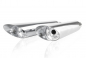 Preview: Sale: EAGLE IRON - SlipOn / Suzuki VS 750 / 800 / slash cut / silber poliert / EG-BE